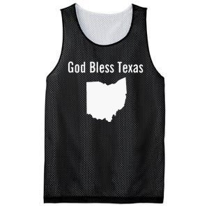 God Bless Texas Ohio Mesh Reversible Basketball Jersey Tank