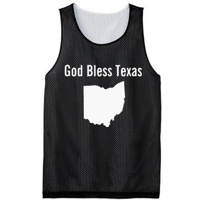 God Bless Texas Ohio Mesh Reversible Basketball Jersey Tank