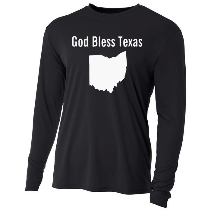 God Bless Texas Ohio Cooling Performance Long Sleeve Crew