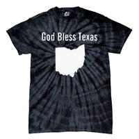 God Bless Texas Ohio Tie-Dye T-Shirt