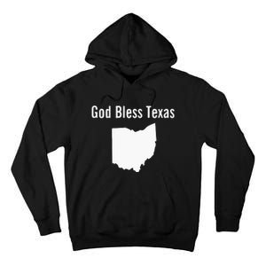 God Bless Texas Ohio Tall Hoodie