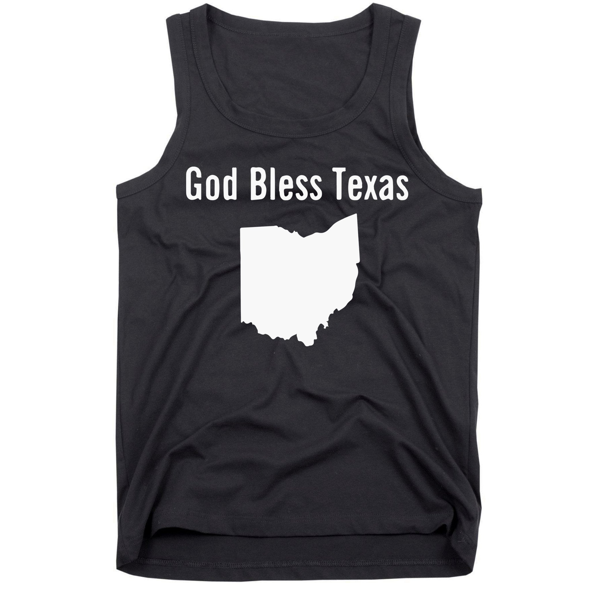 God Bless Texas Ohio Tank Top