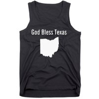 God Bless Texas Ohio Tank Top