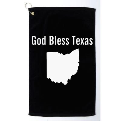 God Bless Texas Ohio Golf Towel