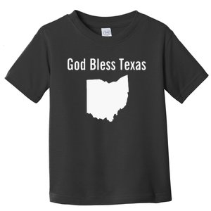 God Bless Texas Ohio Toddler T-Shirt