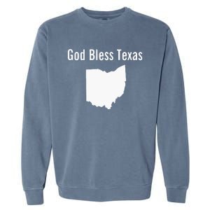 God Bless Texas Ohio Garment-Dyed Sweatshirt