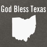 God Bless Texas Ohio Cotton Canvas Backpack