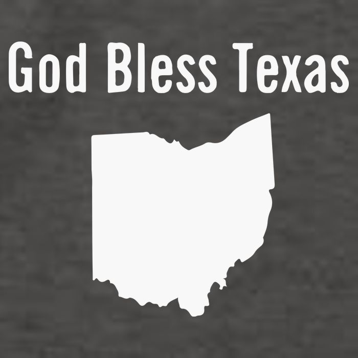God Bless Texas Ohio Vector Backpack