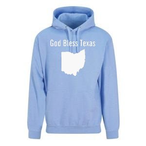 God Bless Texas Ohio Unisex Surf Hoodie