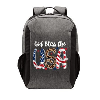 God Bless The USA American Flag Patriotic Vector Backpack