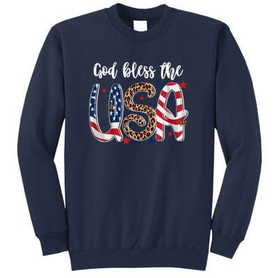 God Bless The USA American Flag Patriotic Sweatshirt