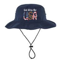 God Bless The USA American Flag Patriotic Legacy Cool Fit Booney Bucket Hat