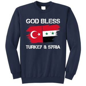 God Bless Turkey & Syria Flag Pray For Turkey Earthquake Sweatshirt