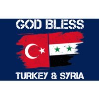 God Bless Turkey & Syria Flag Pray For Turkey Earthquake Bumper Sticker