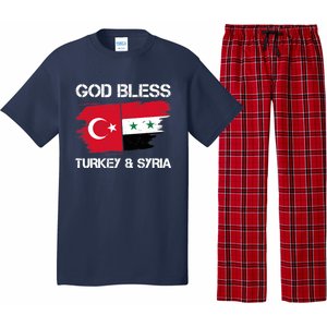 God Bless Turkey & Syria Flag Pray For Turkey Earthquake Pajama Set