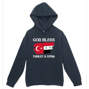 God Bless Turkey & Syria Flag Pray For Turkey Earthquake Urban Pullover Hoodie