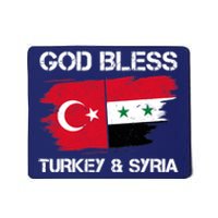 God Bless Turkey & Syria Flag Pray For Turkey Earthquake Mousepad