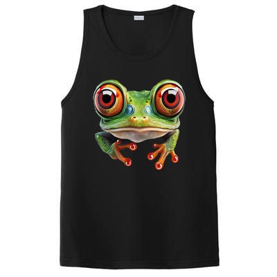 Green Body Tree Frog Red Eyed Tree Frog Rainforest Amphibian PosiCharge Competitor Tank