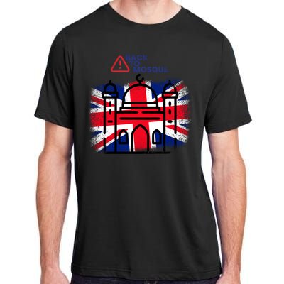 Grunge Back To Mosque London Uk British Adult ChromaSoft Performance T-Shirt