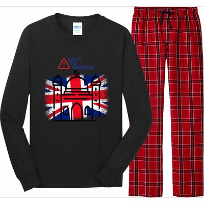 Grunge Back To Mosque London Uk British Long Sleeve Pajama Set