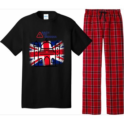 Grunge Back To Mosque London Uk British Pajama Set