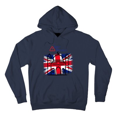 Grunge Back To Mosque London Uk British Hoodie