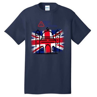 Grunge Back To Mosque London Uk British Tall T-Shirt