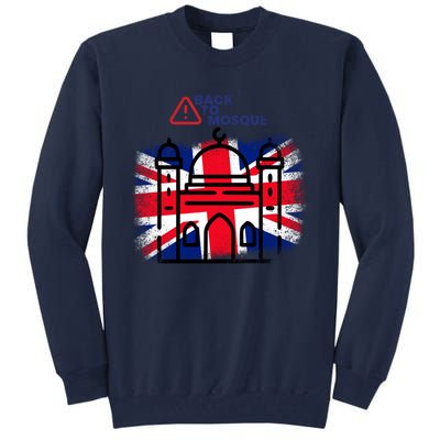 Grunge Back To Mosque London Uk British Tall Sweatshirt