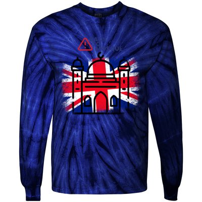 Grunge Back To Mosque London Uk British Tie-Dye Long Sleeve Shirt