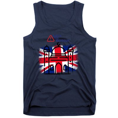 Grunge Back To Mosque London Uk British Tank Top