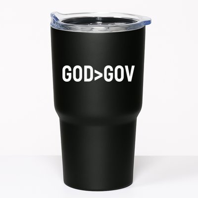 God Bigger Than Gov Tumbler