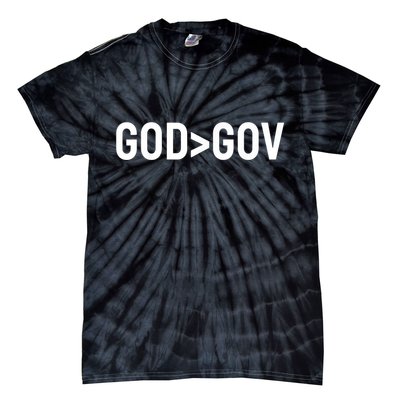 God Bigger Than Gov Tie-Dye T-Shirt