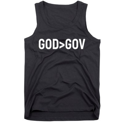 God Bigger Than Gov Tank Top