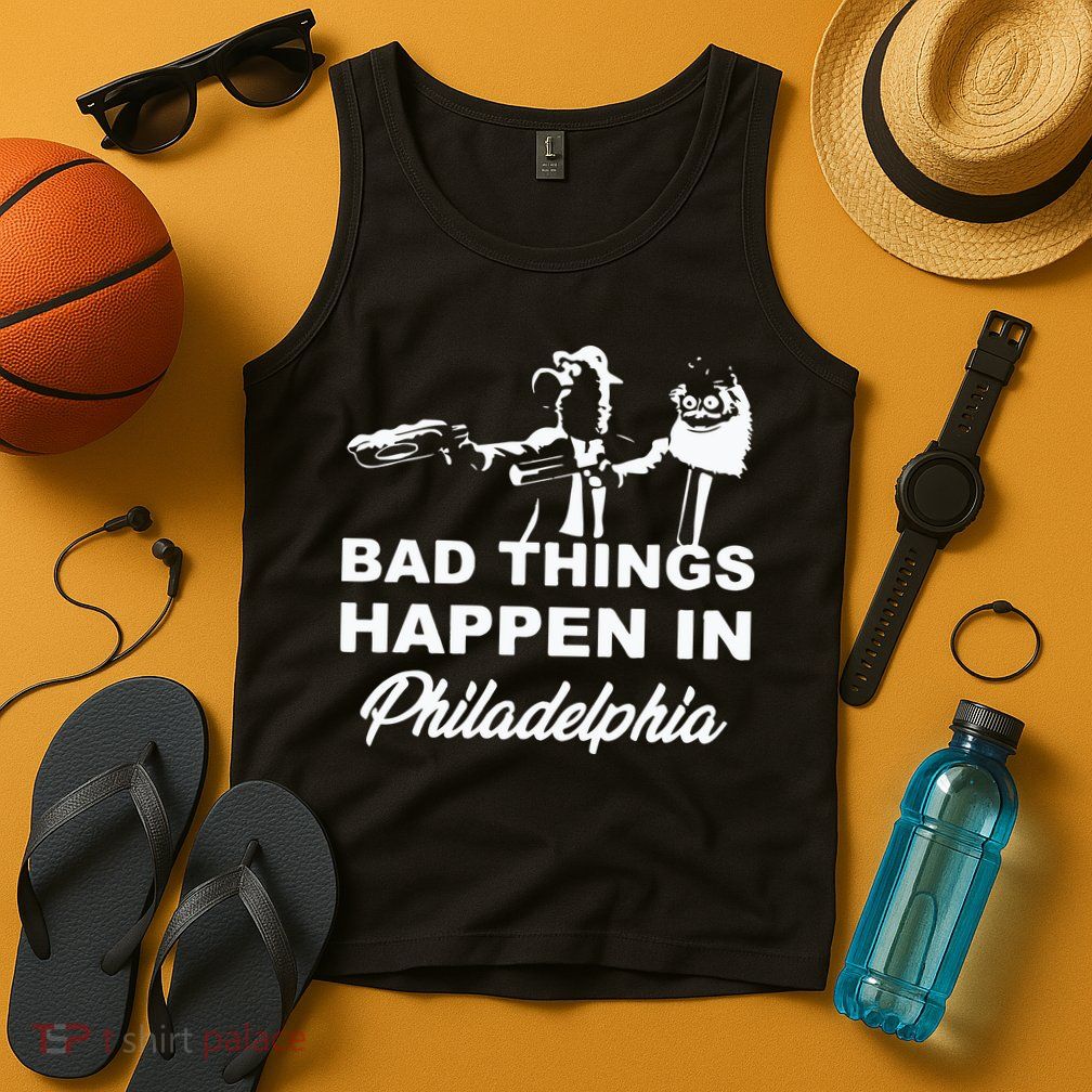 Gritty Bad Things Happen In Philadelphia Tank Top