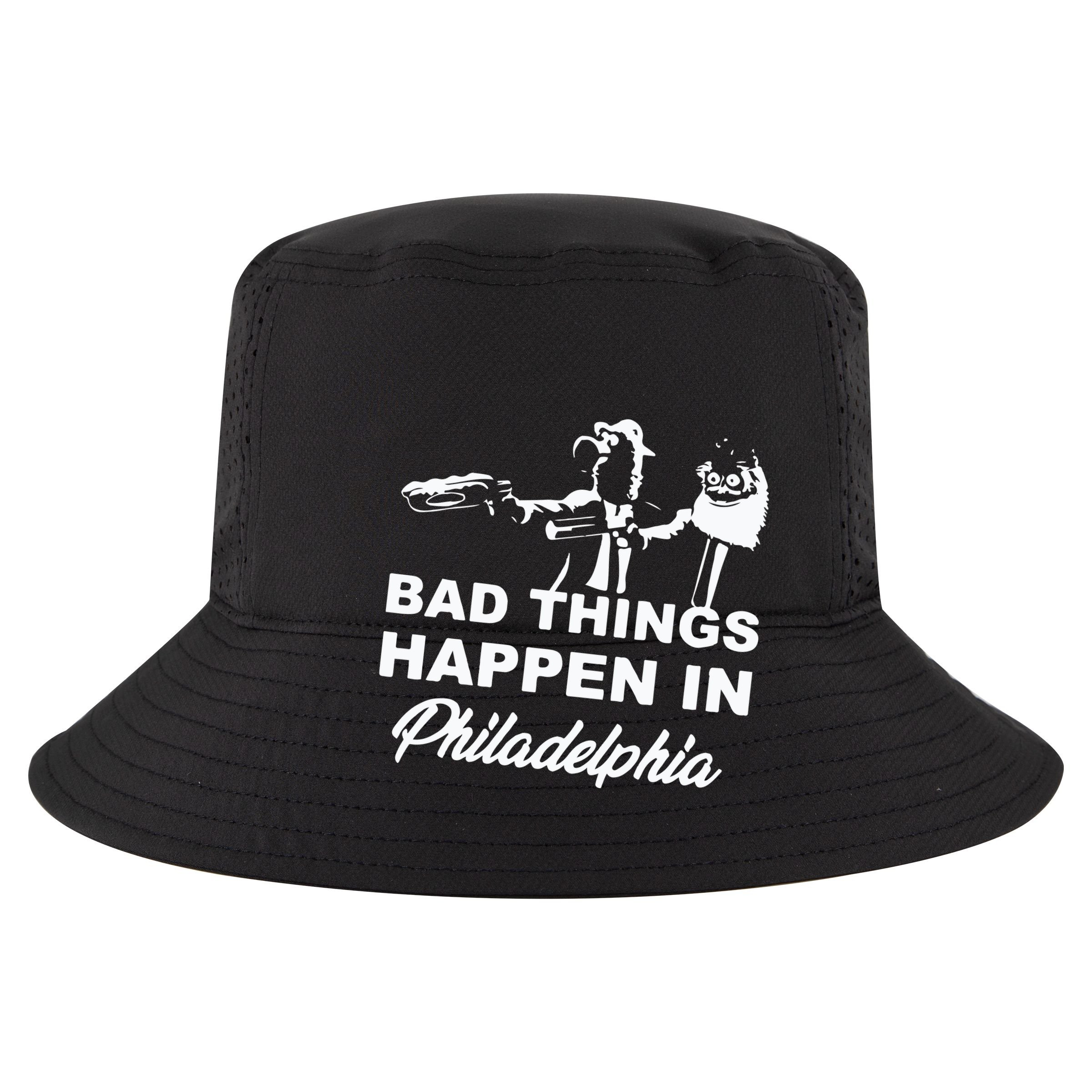 Gritty Bad Things Happen In Philadelphia Cropped Pullover Crew