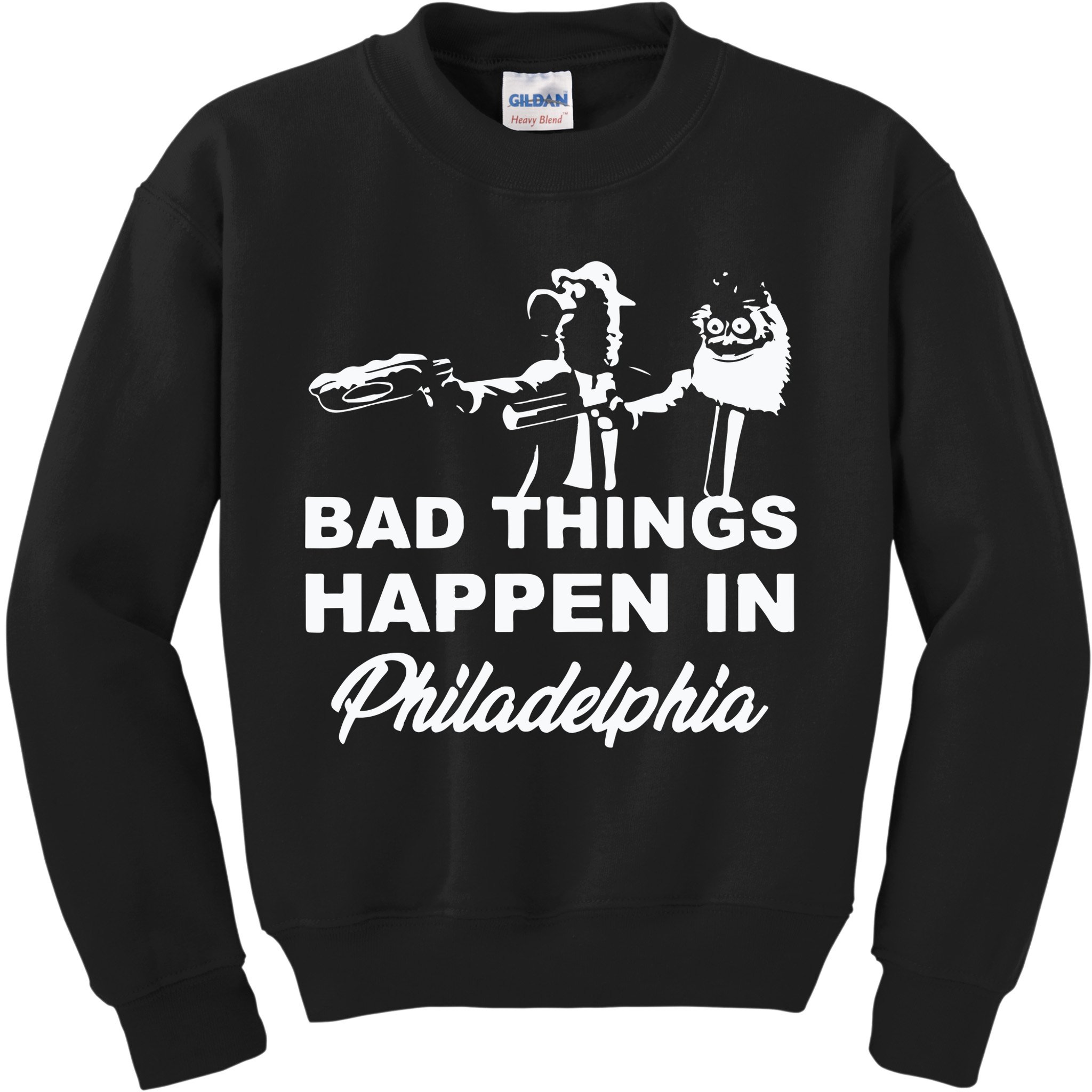 Gritty Bad Things Happen In Philadelphia Kids Sweatshirt