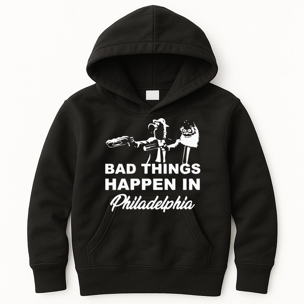 Gritty Bad Things Happen In Philadelphia Kids Hoodie