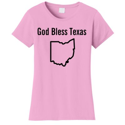 God Bless Texas Ohio Women's T-Shirt