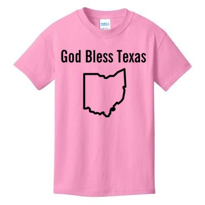 God Bless Texas Ohio Kids T-Shirt