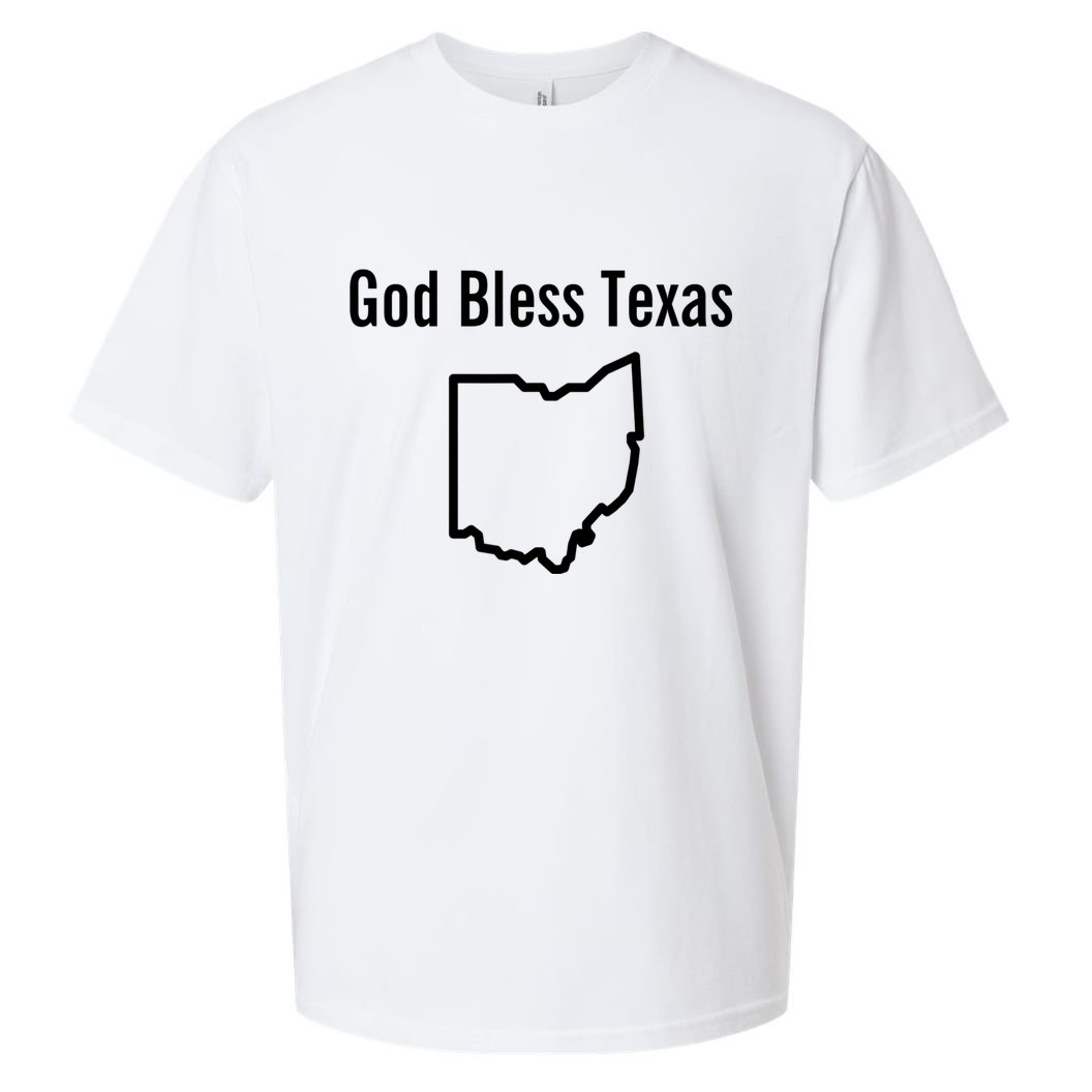 God Bless Texas Ohio Sueded Cloud Jersey T-Shirt