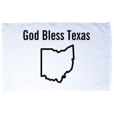 God Bless Texas Ohio Microfiber Hand Towel