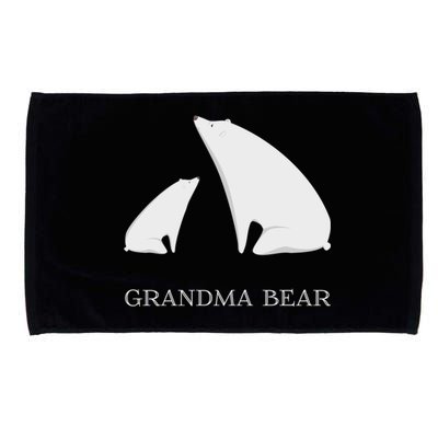 Grandma Bear Tee Funny Vintage Polar Bear Mother's Day Gift Great Gift Microfiber Hand Towel