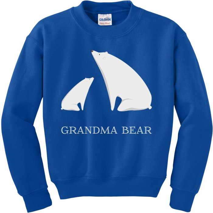 Grandma Bear Tee Funny Vintage Polar Bear Mother's Day Gift Great Gift Kids Sweatshirt