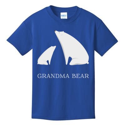 Grandma Bear Tee Funny Vintage Polar Bear Mother's Day Gift Great Gift Kids T-Shirt