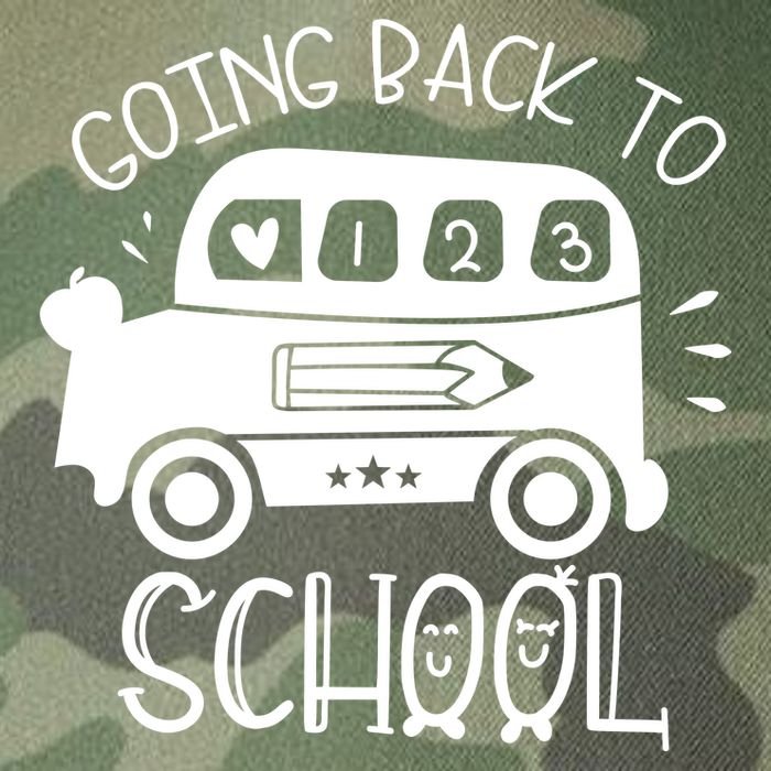 Going Back To School Cute Learning Bus Legacy Tie Dye Trucker Hat