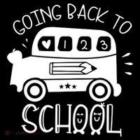 Going Back To School Cute Learning Bus Hoodie