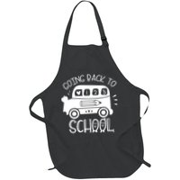 Going Back To School Cute Learning Bus Apron