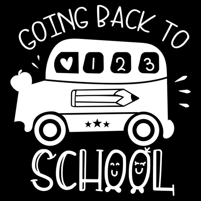 Going Back To School Cute Learning Bus Sweatshirt