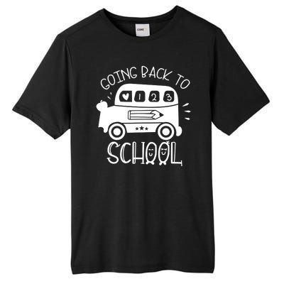 Going Back To School Cute Learning Bus Tall Fusion ChromaSoft Performance T-Shirt