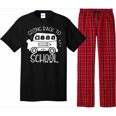 Going Back To School Cute Learning Bus Pajama Set